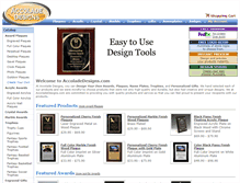 Tablet Screenshot of accoladedesigns.com